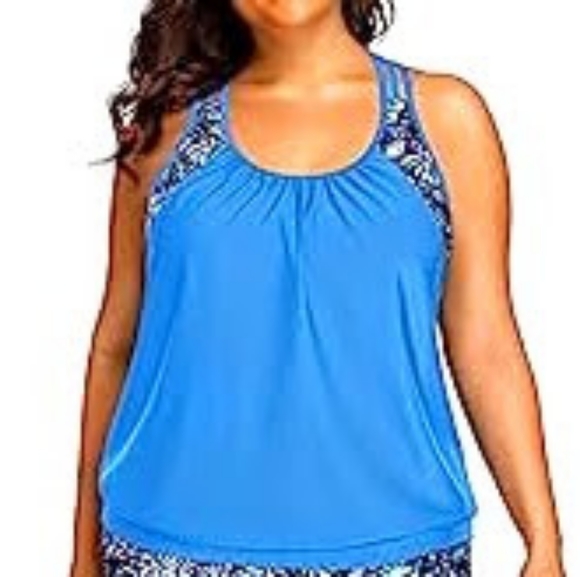Nwt plus size flowy bathing suit top - Picture 9 of 9